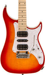 Guitare électrique forme str Vigier                         Excalibur Special (HSH, TREM, MN) - Fireburst