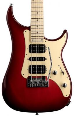 Guitare électrique solid body Vigier                         Excalibur SupraA (MN) - Clear red