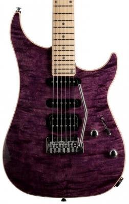 Guitare électrique solid body Vigier                         Excalibur Ultra Blues (HSS, Trem, MN) - Amethyst purple