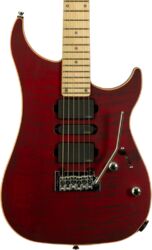 Guitare électrique forme str Vigier                         Excalibur Ultra - Double Ruby Fade Matte
