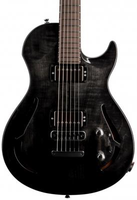 Guitare électrique 1/2 caisse Vigier                         G.V. Hollow - Ebony fade