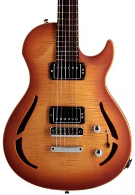 Guitare électrique 1/2 caisse Vigier                         G.V. Hollow - Amber