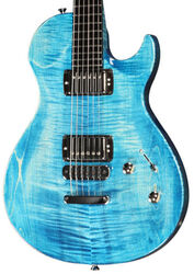 Guitare électrique single cut Vigier                         G.V. Wood - Stonewash blue