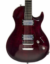 Guitare électrique single cut Vigier                         G.V. Wood - Burgundy fade