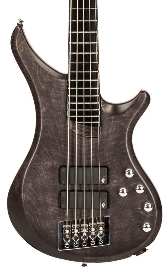 Basse électrique solid body Vigier                         Passion IV 5-String - Black diamond