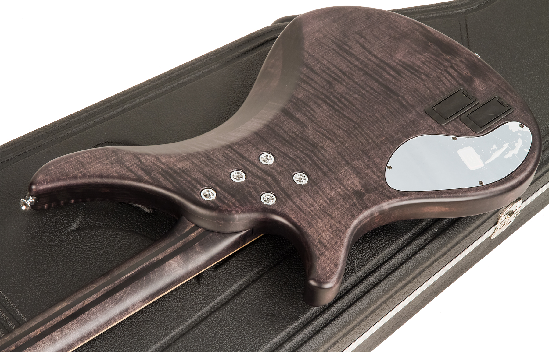 Vigier Passion Iv Fretless Imetal Active Dm +etui - Black Diamond - Basse Électrique Solid Body - Variation 4