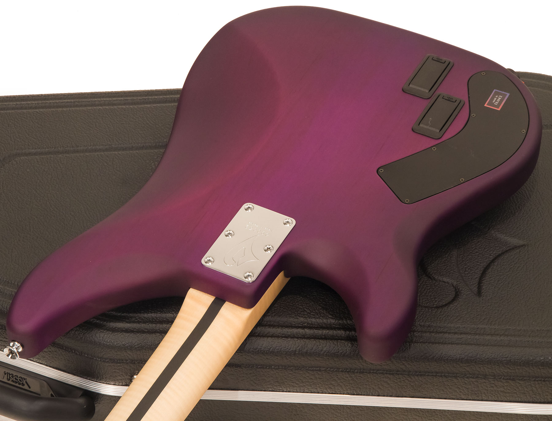 Vigier Roger Glover Excess Original Signature Active Rw - Clear Purple - Basse Électrique Solid Body - Variation 3