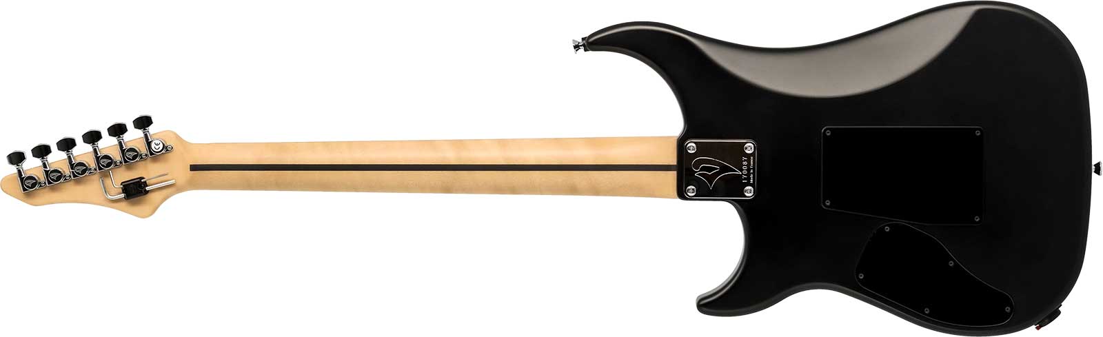 Vigier Ron Thal Bfoot Excalibur Signature Hs Fr Rw - Black Matte - Guitare Électrique Signature - Variation 1