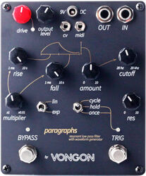 Pédale wah / filtre Vongon Paragraphs Resonant Lowpass Filter