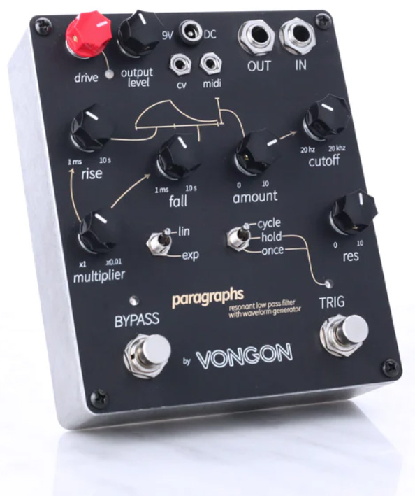 Vongon Paragraphs Resonant Lowpass Filter - PÉdale Wah / Filtre - Variation 2