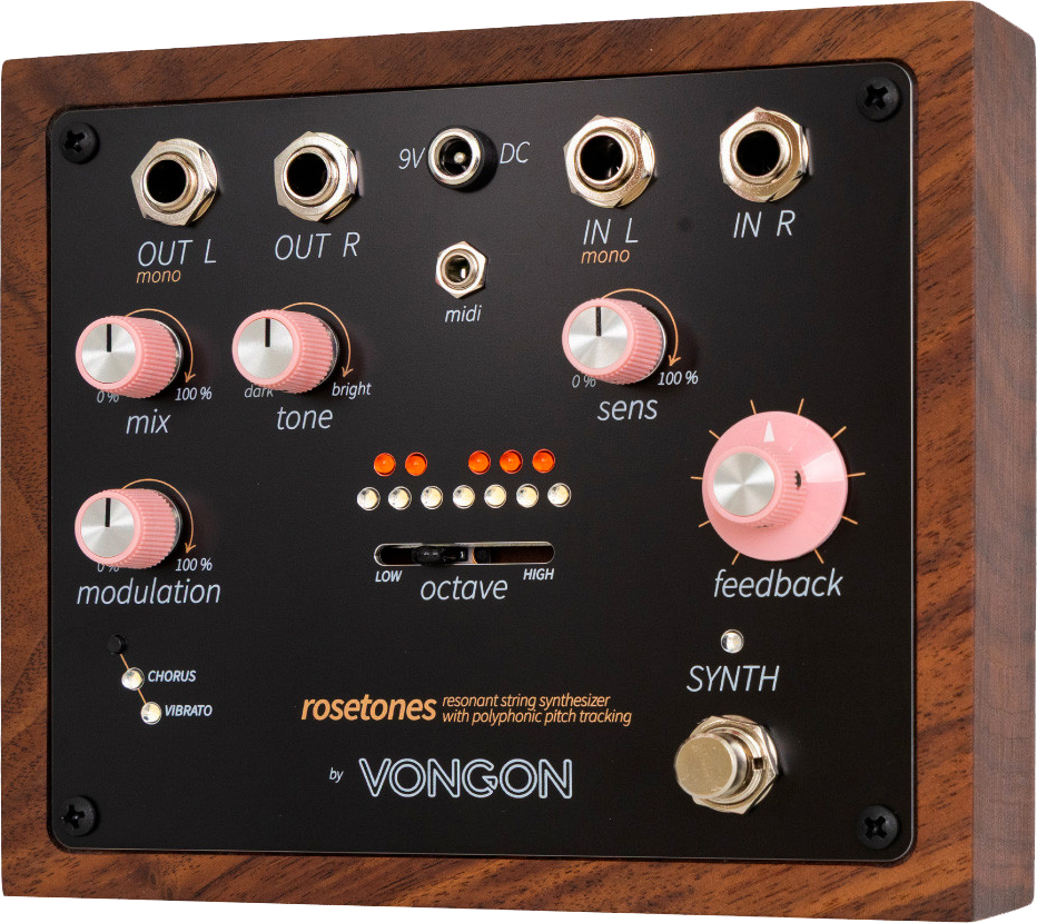Vongon Rosetones String Synthesizer - PÉdale Overdrive / Distortion / Fuzz - Variation 1