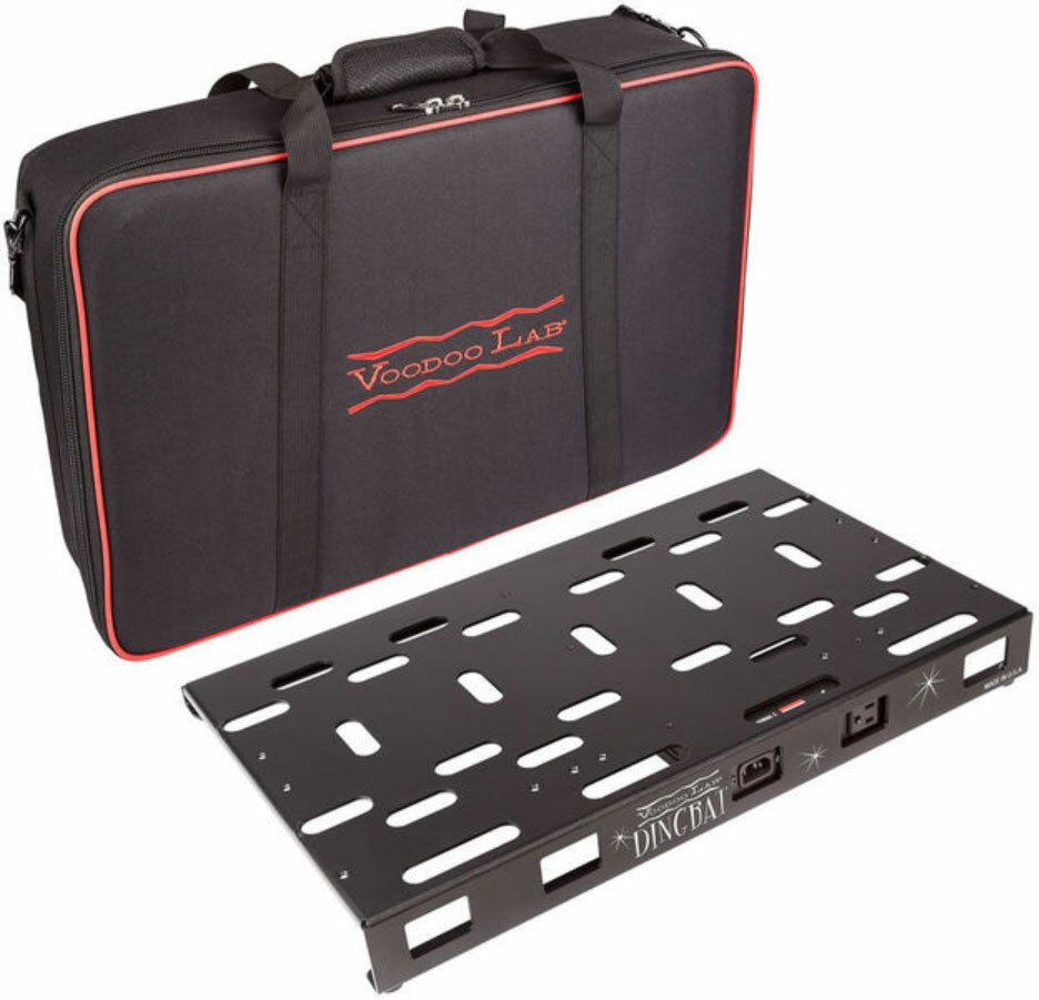 Voodoo Lab Dingbat Medium Pedalboard Power Package Pedal Power 2 +housse - Pedalboards - Main picture