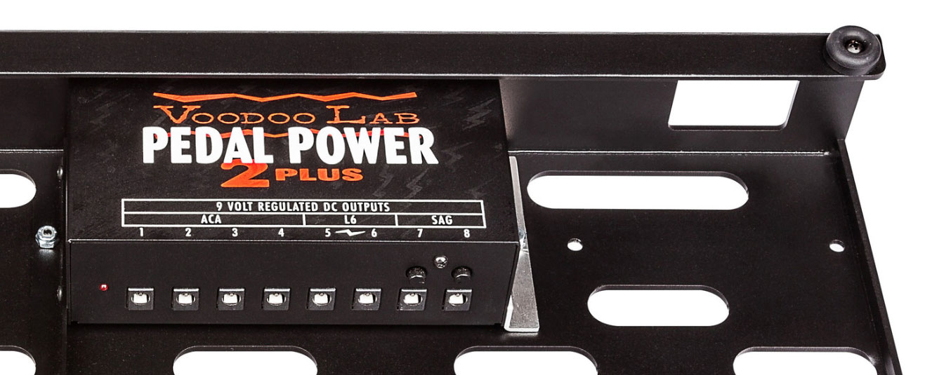 Voodoo Lab Dingbat Medium Pedalboard Power Package Pedal Power 2 +housse - Pedalboards - Variation 5