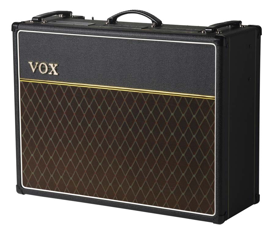 Vox Ac15c2 Twin Custom 15w 2x12 Celestion Greenback Black - Ampli Guitare Électrique Combo - Variation 1