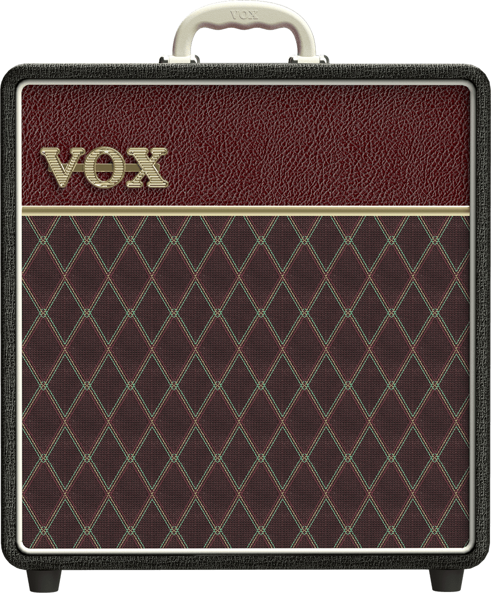 Vox Ac4c1-12 Ttbm Ltd Custom 1x12 4w Two-tone Black & Maroon - Ampli Guitare Électrique Combo - Variation 1
