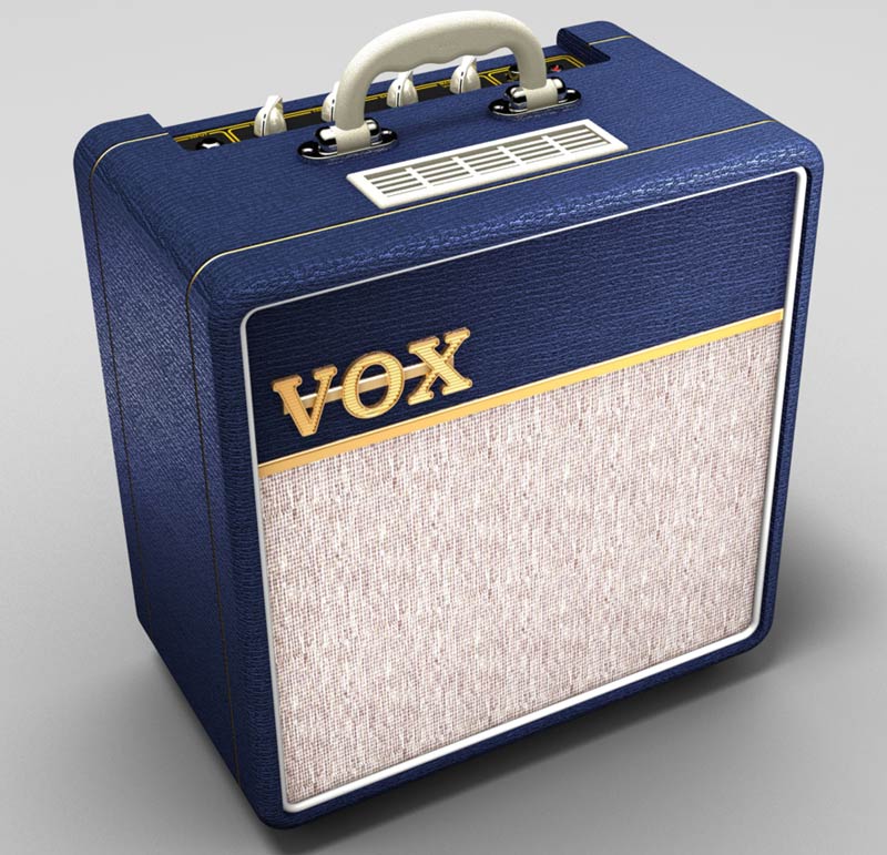 Vox Ac4c1 - Blue - Ampli Guitare Électrique Combo - Variation 1