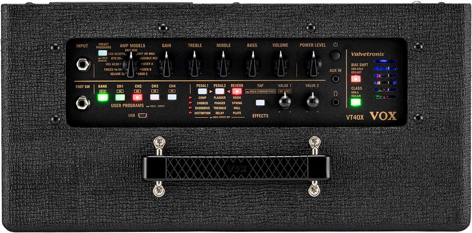 Vox Combo Vt40x Classic Blue - Ampli Guitare Électrique Combo - Variation 3