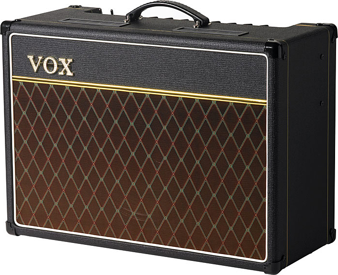 Vox Ac15c1x Custom 15w 1x12 Celestion Alnico Blue Black - Ampli Guitare Électrique Combo - Main picture
