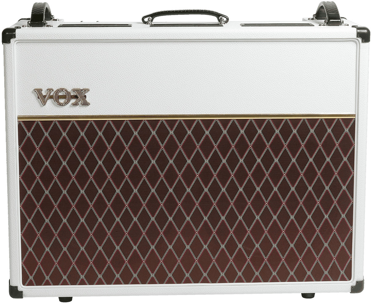 Vox Ac30c2 Limited Edition White Bronco 30w 2x12 - Ampli Guitare Électrique Combo - Main picture