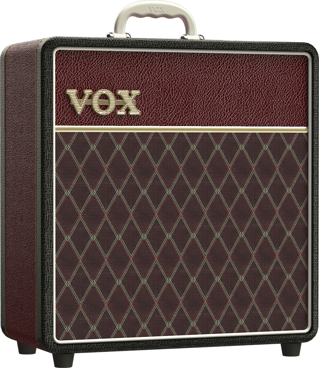 Vox Ac4c1-12 Ttbm Ltd Custom 1x12 4w Two-tone Black & Maroon - Ampli Guitare Électrique Combo - Main picture