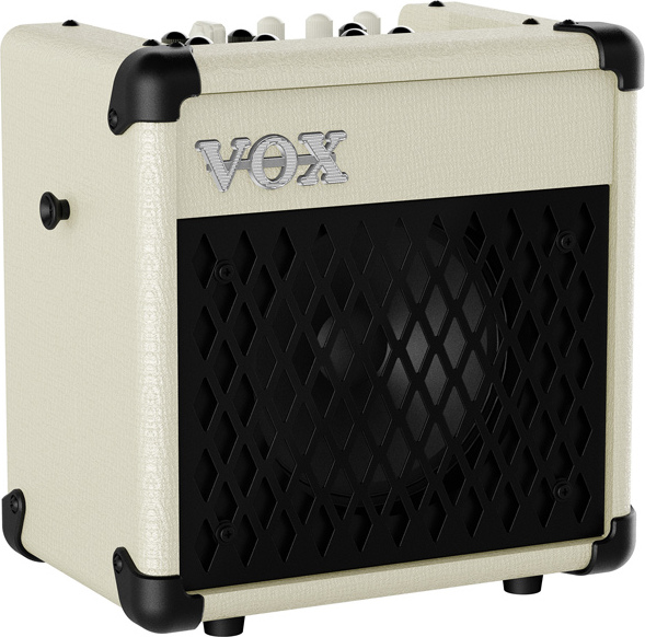Vox Mini5 Rythm 5w 1x6.5 Ivory - Ampli Guitare Électrique Combo - Main picture
