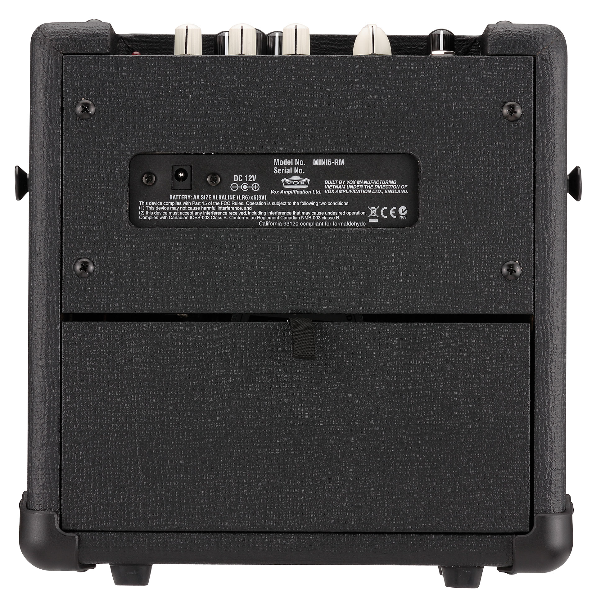 Vox Mini5 Rythm 5w 1x6.5 Black - Ampli Guitare Électrique Combo - Variation 2