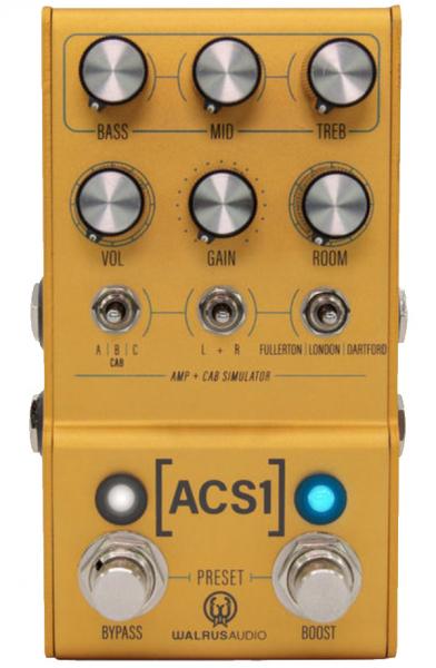 ギター WALRUS AUDIO ACS1 AMP CAB SIMULATOR Walrus audio Mako ACS1 Amp + Cab Simulator Cabinet simulator