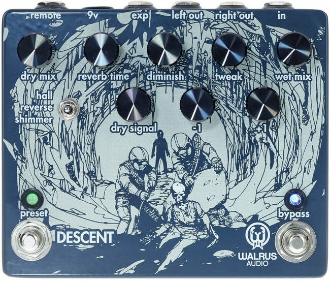 Walrus Descent - PÉdale Reverb / Delay / Echo - Main picture