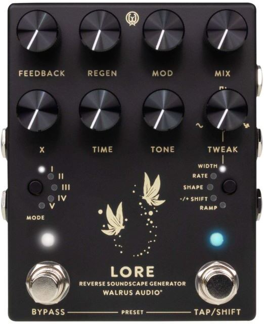 Walrus Audio Lore Mkii Black - PÉdale Reverb / Delay / Echo - Main picture