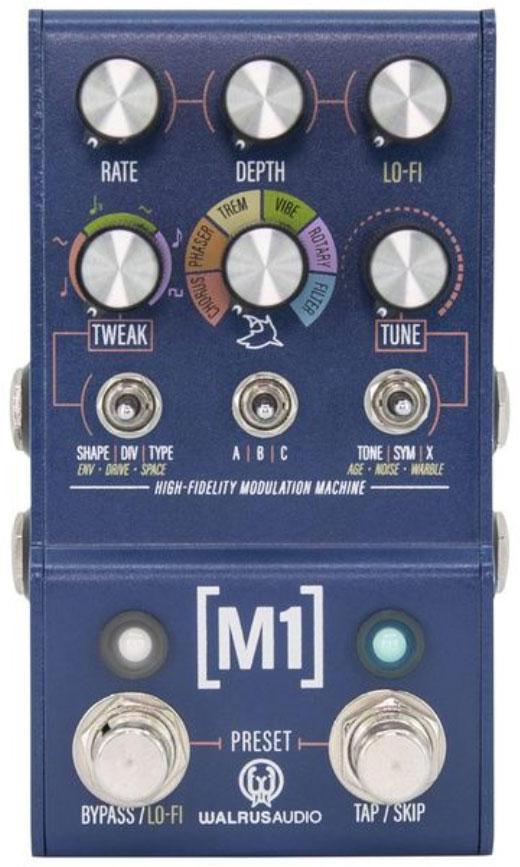 Pédale chorus / flanger / phaser / tremolo Walrus Mako M1 High-Fidelity Modulation Machine