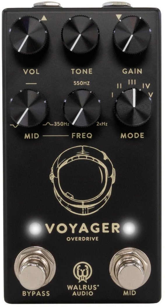 Walrus Audio Voyager Preamp/overdrive Mkii Black - PÉdale Overdrive / Distortion / Fuzz - Main picture