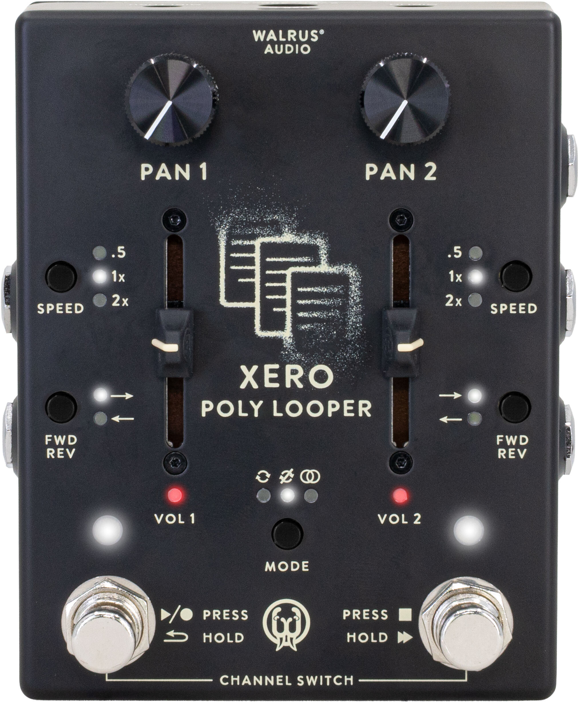 Walrus Audio Xero Poly Looper Black - PÉdale Looper - Main picture