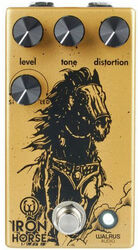 Pédale overdrive / distortion / fuzz Walrus Iron Horse LM308 Distortion V3