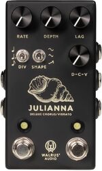 Pédale chorus / flanger / phaser / tremolo Walrus audio Julianna Deluxe Chorus/Vibrato - Black