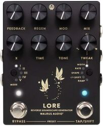 Pédale reverb / delay / echo Walrus audio Lore MKII Black