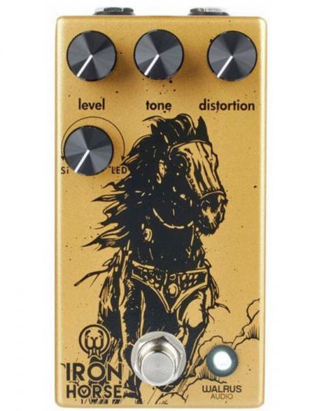 Pédale overdrive / distortion / fuzz Walrus Iron Horse LM308 Distortion V3