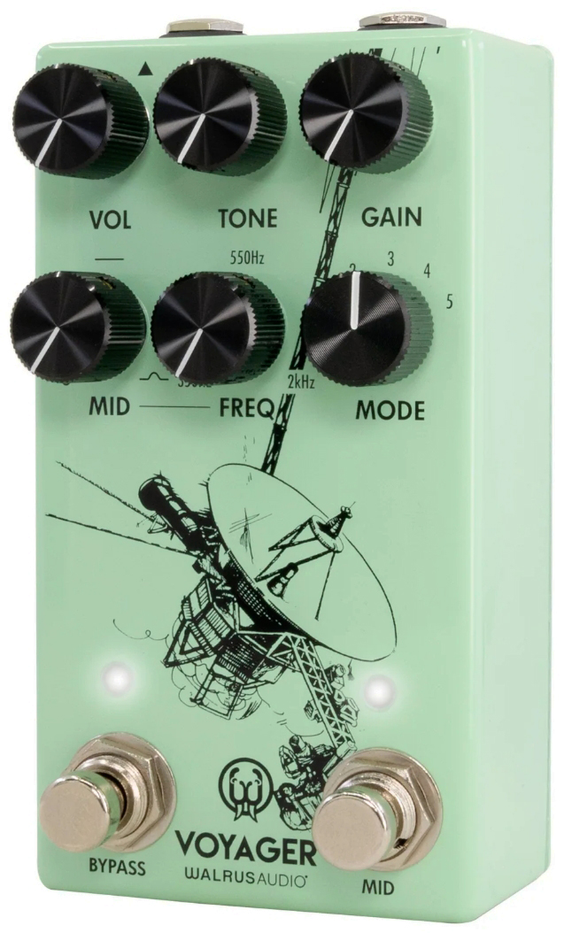 Walrus Audio Voyager Preamp/overdrive Mkii Seafoam - PÉdale Overdrive / Distortion / Fuzz - Variation 1