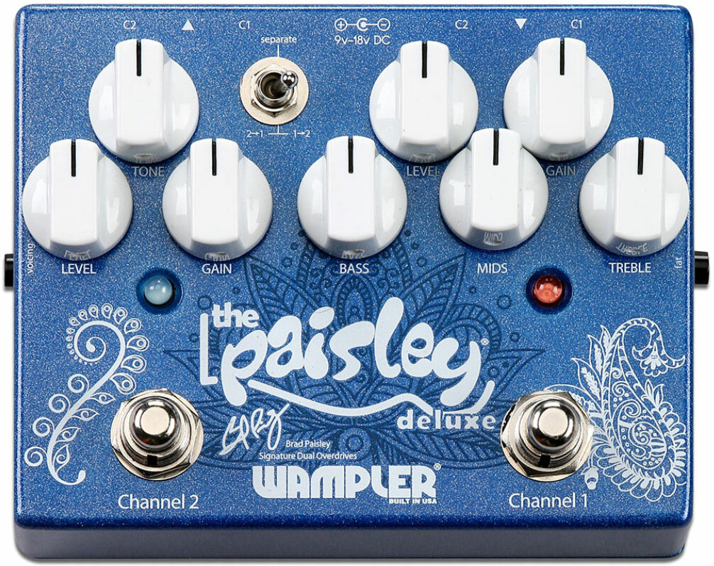 Wampler Brad Paisley Deluxe Overdrive Signature - PÉdale Overdrive / Distortion / Fuzz - Main picture