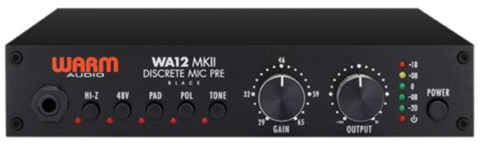 Préampli Warm audio WA 12 MKII Black