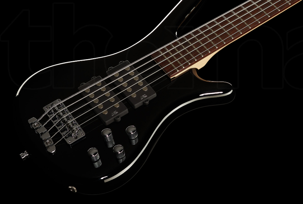 Warwick Corvette $$ 5c Rockbass Active Wen - Solid Black - Basse Électrique Solid Body - Variation 1