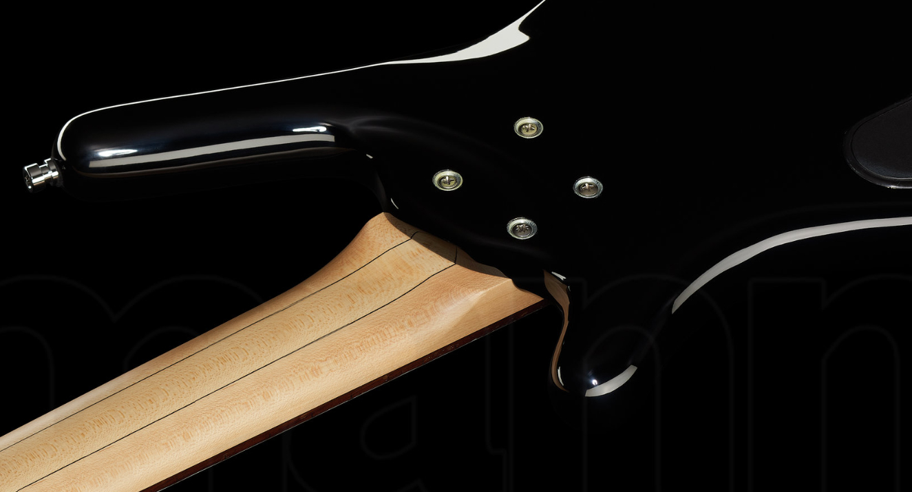 Warwick Corvette $$ 5c Rockbass Active Wen - Solid Black - Basse Électrique Solid Body - Variation 4