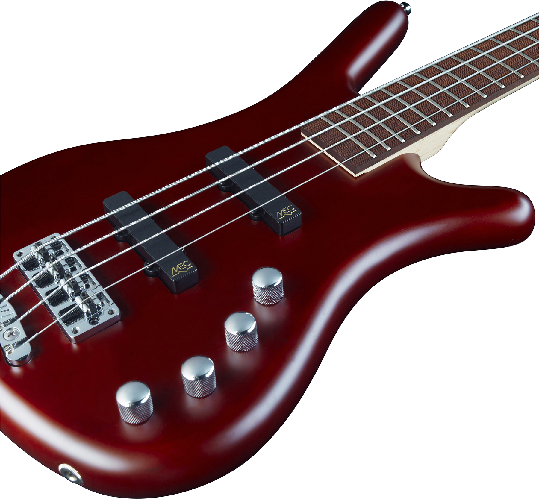 Warwick Corvette Basic 4 Strings Rockbass Active Wen - Burgundy Red Satin - Basse Électrique Solid Body - Variation 2