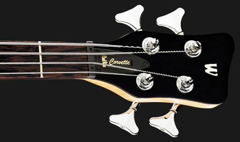 Warwick Corvette Basic 4c Rockbass Active Wen - Nirvana Black Satin - Basse Électrique Solid Body - Variation 5