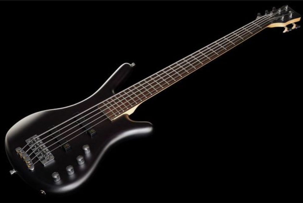 Warwick Corvette Basic 5c Rockbass Active Wen - Nirvana Black Trans. Satin - Basse Électrique Solid Body - Variation 1