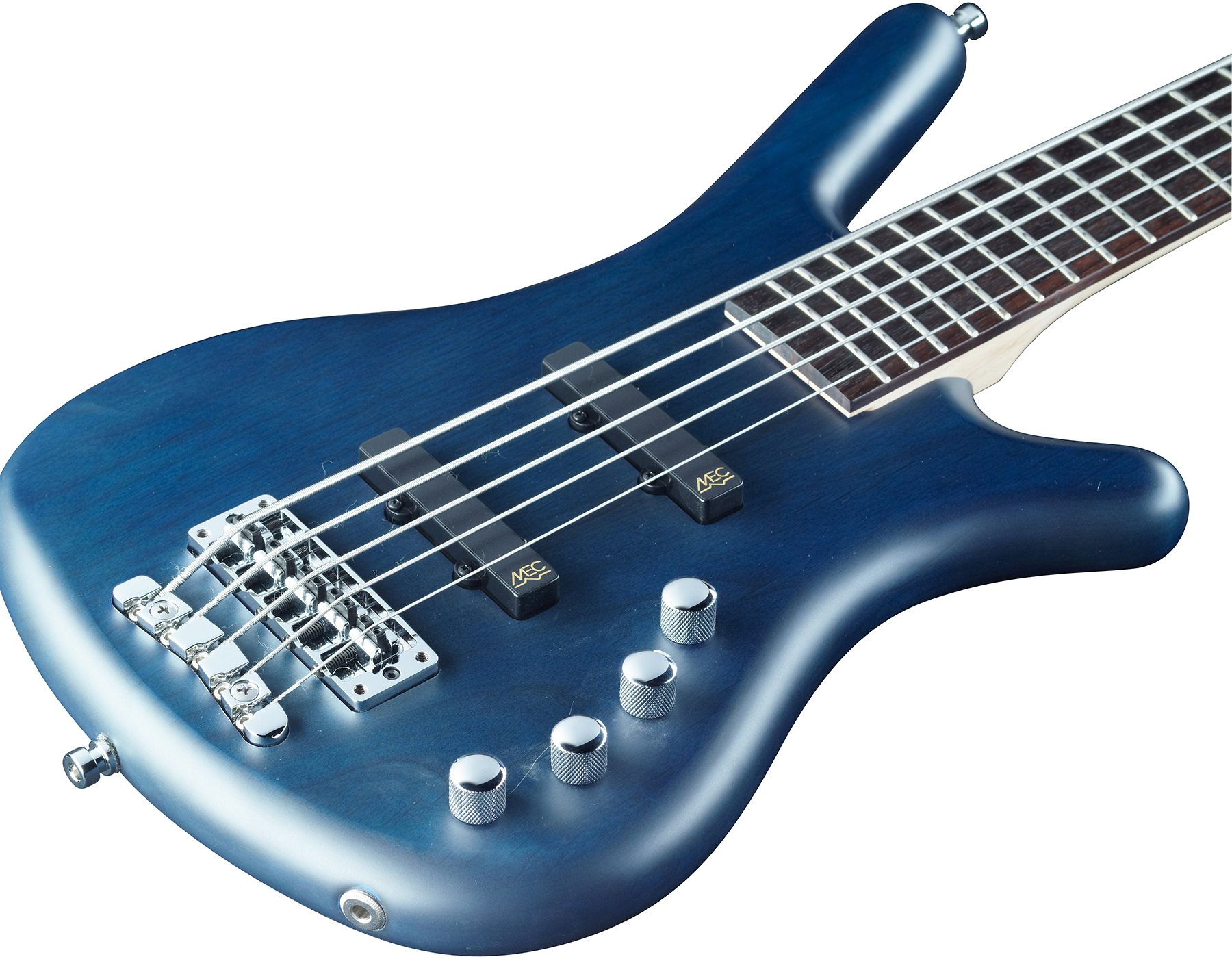 Warwick Corvette Basic 5c Rockbass Active Wen - Ocean Blue Trans. Satin - Basse Électrique Solid Body - Variation 2