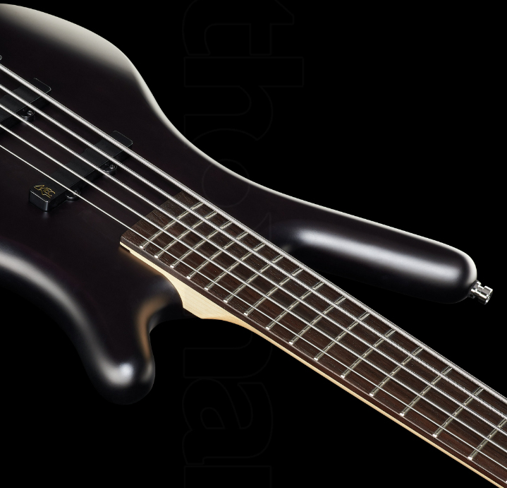 Warwick Corvette Basic 5c Rockbass Active Wen - Nirvana Black Trans. Satin - Basse Électrique Solid Body - Variation 3