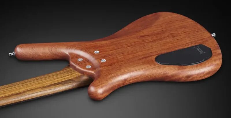 Warwick Corvette Bubinga 6c Pro Gps Teambuilt Active Wen - Natural Transparent Satin - Basse Électrique Solid Body - Variation 3