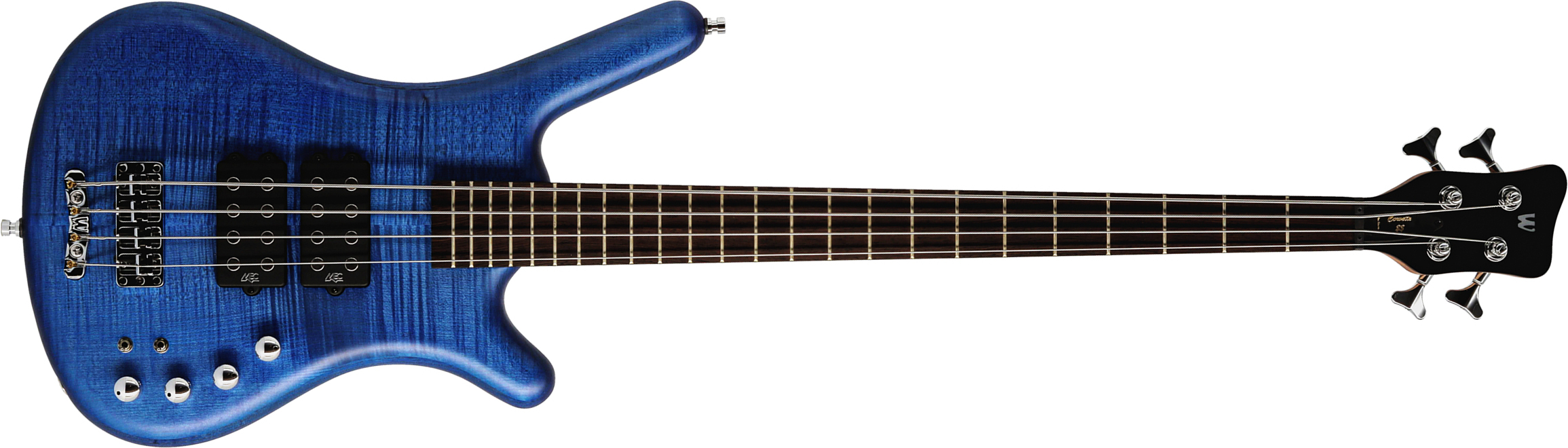 Warwick Corvette $$  4-string Pro Gps Active Wen - Ocean Blue - Basse Électrique Solid Body - Main picture