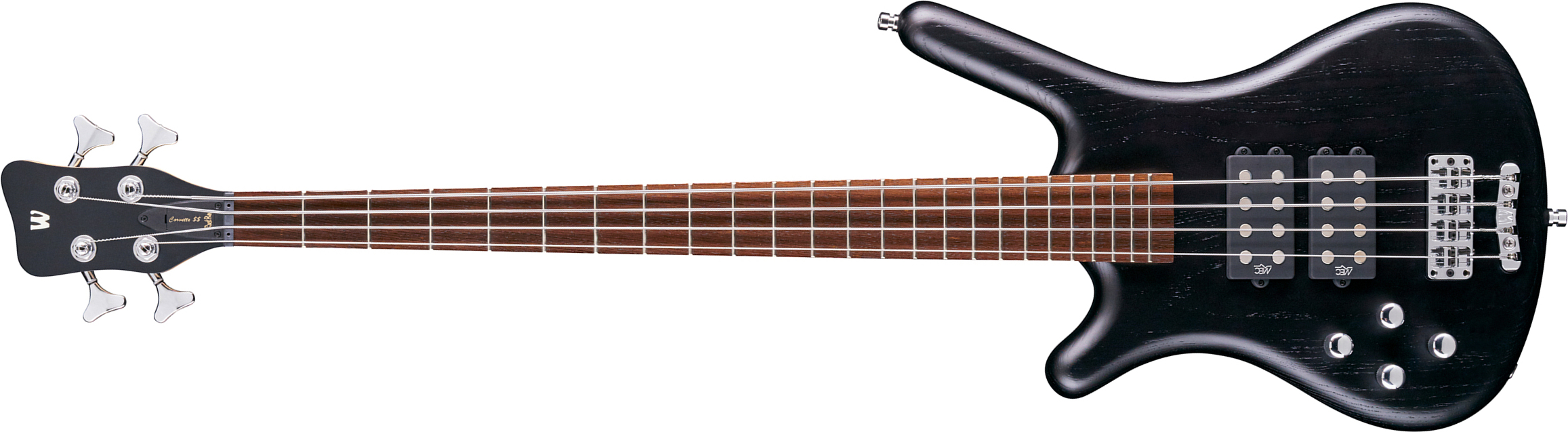 Warwick Corvette $$ 4c Lh Rockbass Gaucher Active Wen - Nirvana Black Trans. Satin - Basse Électrique Solid Body - Main picture