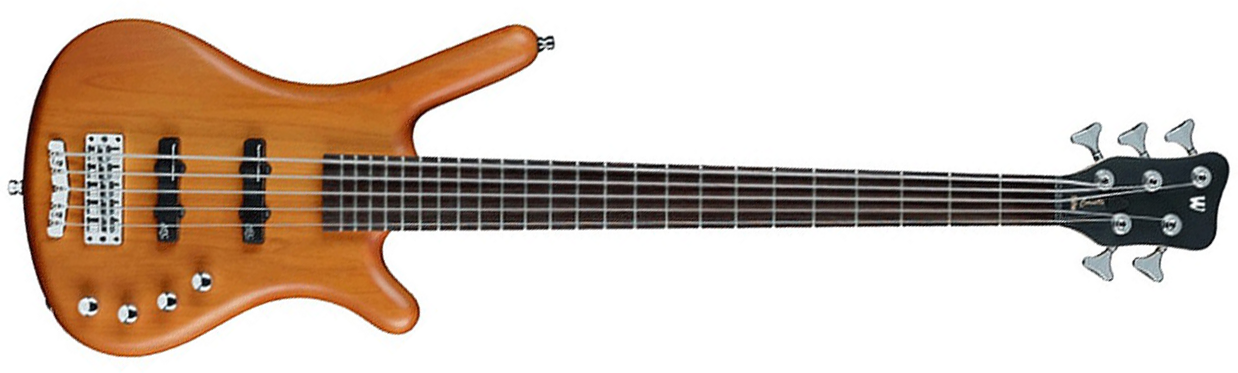 Warwick Corvette Basic 5c Rockbass Active Wen - Honey Violin Trans. Satin - Basse Électrique Solid Body - Main picture